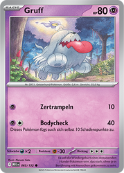 Mega-Entwicklung 065/132 Gruff