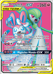 Kräfte im Einklang 204/214 Guardevoir & Feelinara TAG TEAM GX