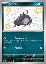 Paldeas Schicksale 189/091 Sproxi