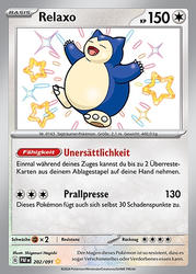 Paldeas Schicksale 202/091 Relaxo