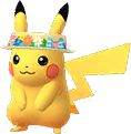 Pikachu Blumenhut