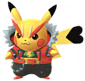 Pikachu als Rocker