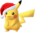 Pikachu-Weihnachtsmütze