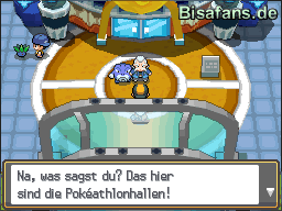 Die Pokéathlon-Hallen