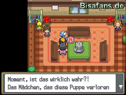 Die Puppe ist im Fan Club