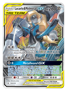 120 Lucario & Melmetal GX