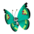 Vivillon Ziergartenmuster