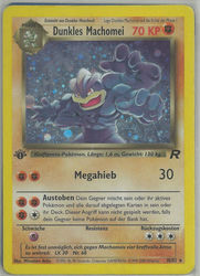 Team Rocket 10/82 Dunkles Machomei