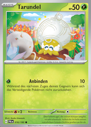 Entwicklungen in Paldea 016/193 Tarundel