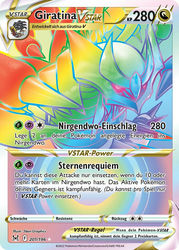 Verlorener Ursprung 201/196 Giratina VSTAR
