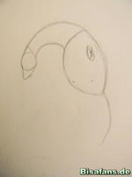 Zeichenkurs Reshiram - Schritt 2