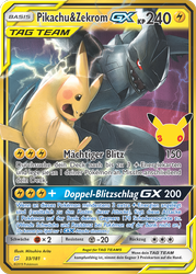 30 Jahre ???/??? Pikachu & Zekrom TAG TEAM GX
