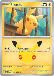 30 Jahre 036/128 Pikachu