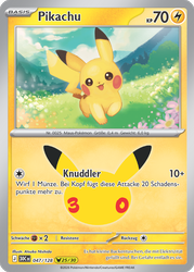 30 Jahre 047/128 Pikachu