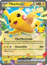 30 Jahre 053/128 Pikachu ex