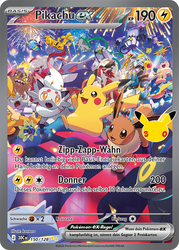 30 Jahre 150/128 Pikachu ex
