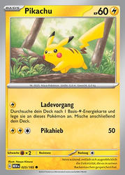 151 025/165 Pikachu
