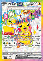 Stürmische Funken 219/191 Pikachu