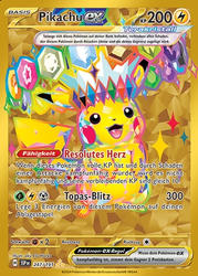 Stürmische Funken 247/191 Pikachu ex