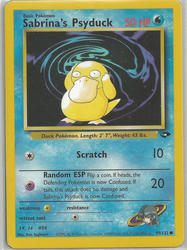 Gym Challenge 99/132 Sabrina's Psyduck