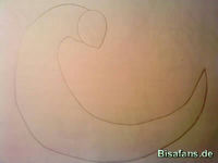 Zeichenkurs Giratina - Schritt 1