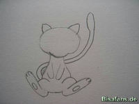 Zeichenkurs Mew - Schritt 6