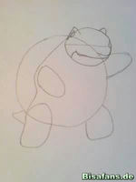 Zeichenkurs Turtok (von vorne) - Schritt 3