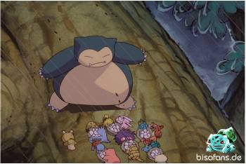 Relaxo schützt die Pokémon   Relaxo schützt die Pokémon