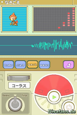 Pokédex: Rufseite von Panflam Pokédex: Rufseite von Panflam