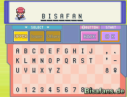 Namenseingabe Namenseingabe