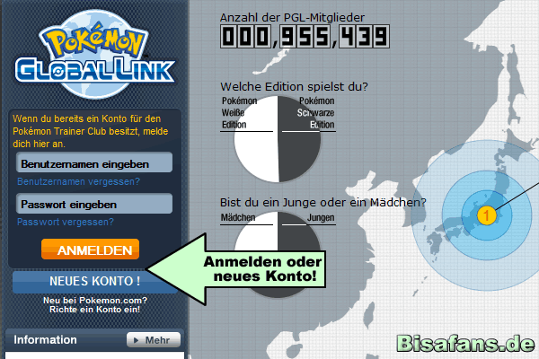 Die Global Link Webseite Die Global Link Webseite