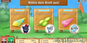 Minispiel #2 ist eine Art Snowboard-Spiel Minispiel #2 ist eine Art Snowboard-Spiel