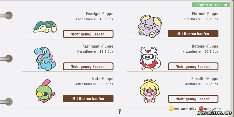 Puppen-Übersicht 6 Puppen-Übersicht 6