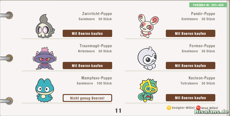 Puppen-Übersicht 10 Puppen-Übersicht 10