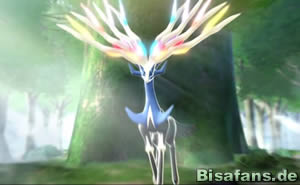 Legendäre Pokémon: Yveltal (links) und Xerneas (rechts) Legendäre Pokémon: Yveltal (links) und Xerneas (rechts)