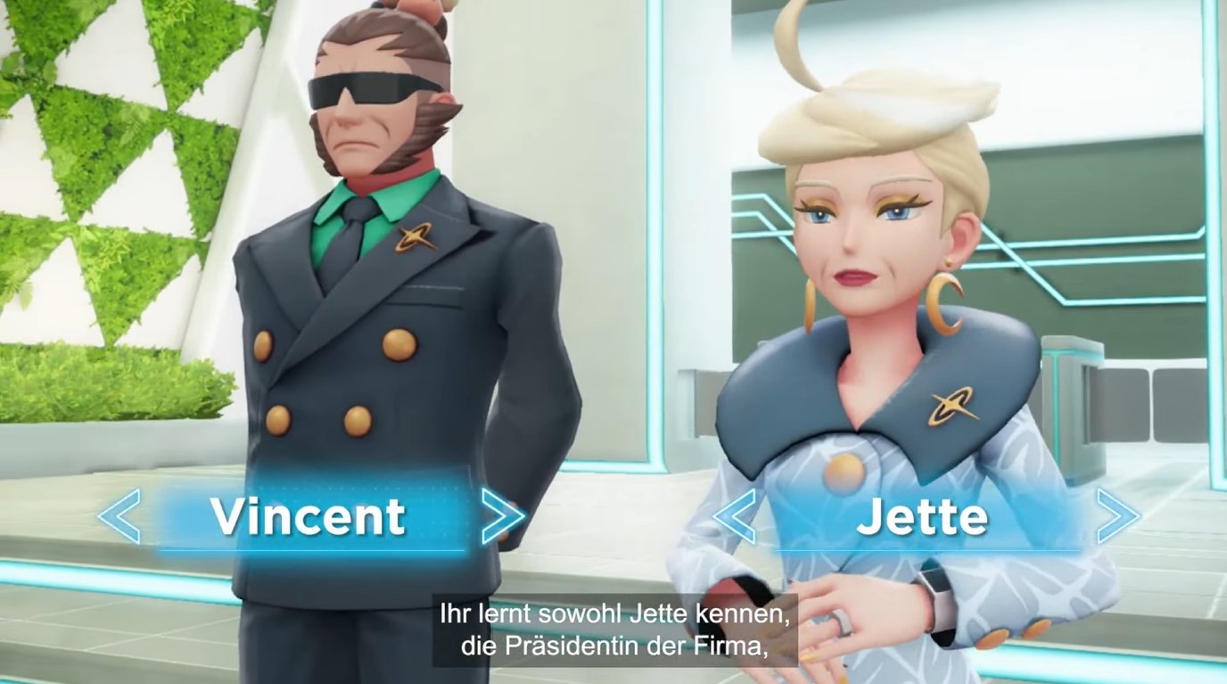 Vincent und Jette aus Pokémon-Legenden: Z-A Vincent und Jette aus Pokémon-Legenden: Z-A