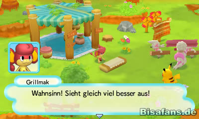 Grillmak und Vegimak sind auch dabei, letzterer hilft beim Einpflanzen von Beeren. Grillmak und Vegimak sind auch dabei, letzterer hilft beim Einpflanzen von Beeren.