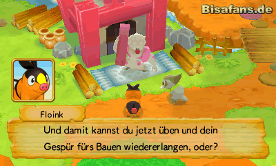 Dafür bringen wir ihm Baumaterialien und Geld Strepoli baut ab sofort für uns Gebäude im Paradies