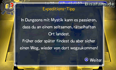Die Goldene Kammer bietet die Chance auf seltene Pokémon und Gegenstände! Die Goldene Kammer bietet die Chance auf seltene Pokémon und Gegenstände!