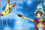 Solana und Plusle Solana und Plusle