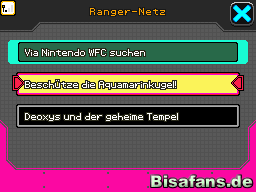 Tippe mit deinem Touchpen nun die gewünschte Mission an. Screenshot