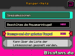 Bei der Deoxys-Mission muss die Mission über den Linkmodus gestartet werden. Screenshot
