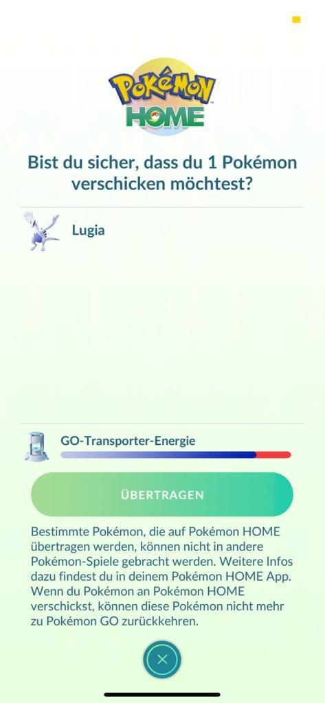 Pokémon GO Pokémon HOME Verbindung Pokémon GO Pokémon HOME Verbindung
