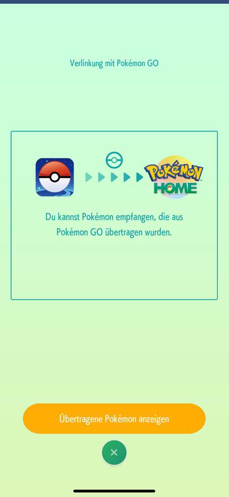 Pokémon GO Pokémon HOME Verbindung Pokémon GO Pokémon HOME Verbindung