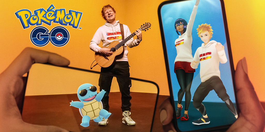 Ed Sheeran x Pokémon GO-Event Ed Sheeran x Pokémon GO-Event