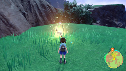 Wilde Terakristall-Pokémon in Pokémon Karmesin und Purpur Wilde Terakristall-Pokémon in Pokémon Karmesin und Purpur