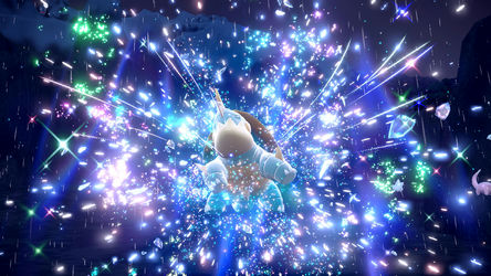 Wilde Terakristall-Pokémon in Pokémon Karmesin und Purpur Wilde Terakristall-Pokémon in Pokémon Karmesin und Purpur