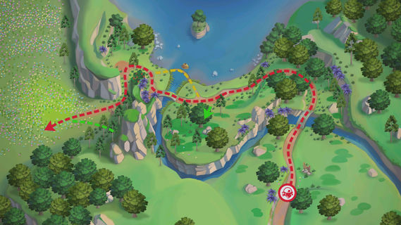 Karte von Floreo-Naturpark - Park (Tag)