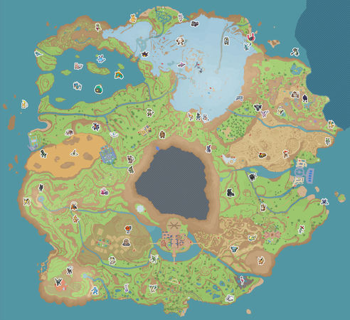 Fundorte von allen Terakristall-Pokémon in Karmesin und Purpur Fundorte von allen Terakristall-Pokémon in Karmesin und Purpur