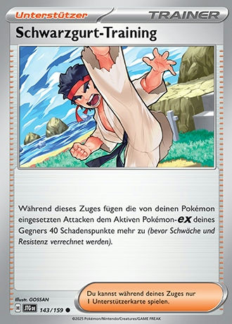 143/159 Schwarzgurt-Training